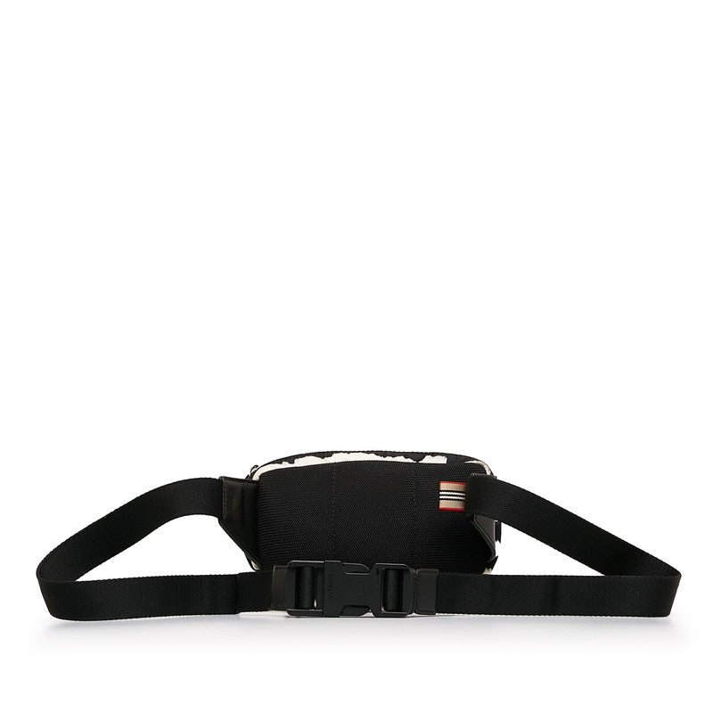 Burberry Logo Zebra Nylon Waist Bag