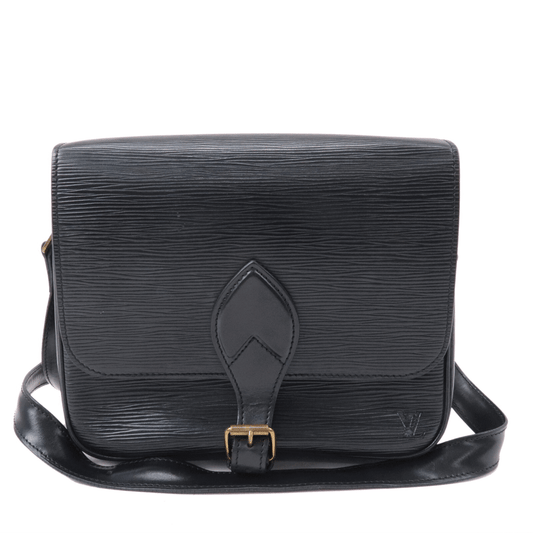 Louis Vuitton Epi Cartouchiere Shoulder Bag Noir M52242