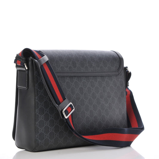 Gucci Monogram Leather Canvas Crossbody