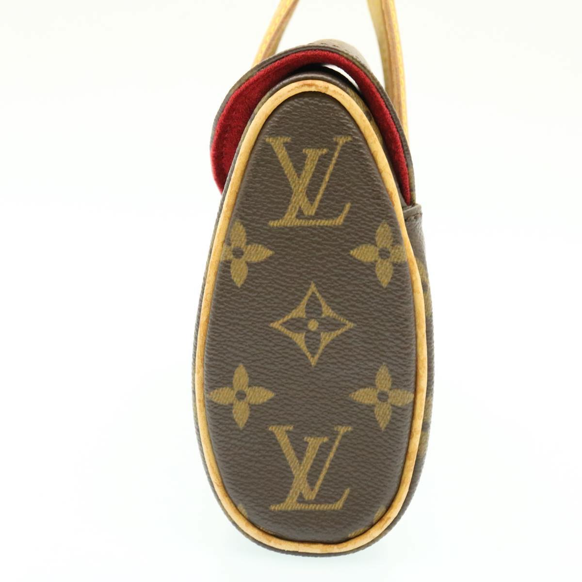 LOUIS VUITTON Monogram Sonatine Hand Bag M51902 LV Auth am1394g