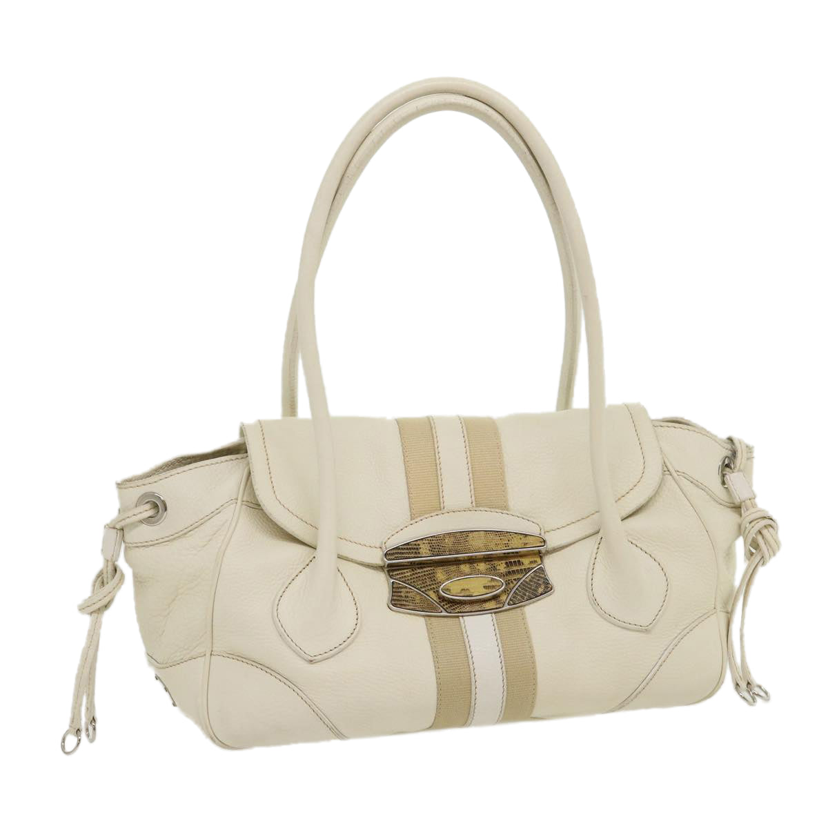 Prada Tote Bag Leather White