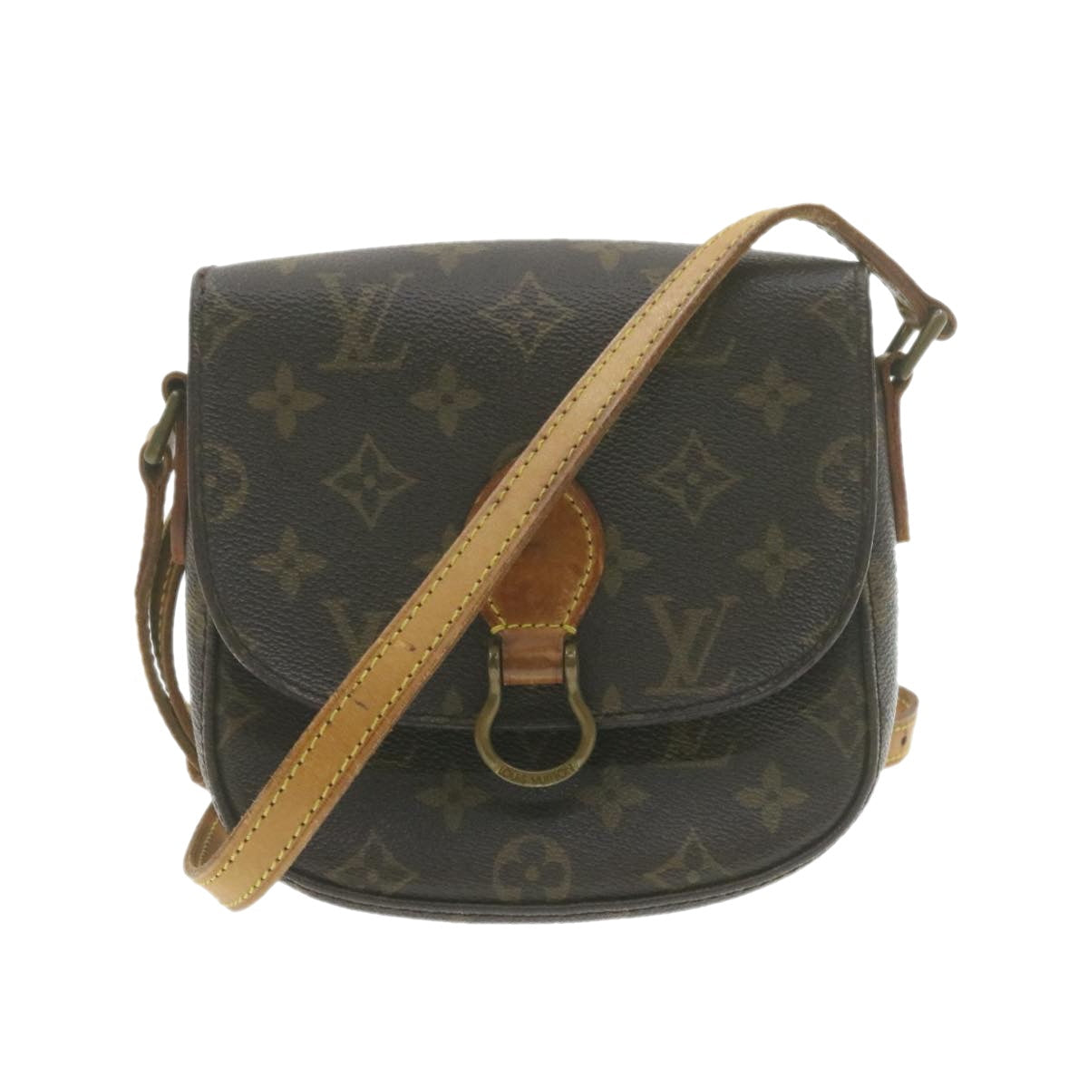 LOUIS VUITTON Monogram Saint Cloud PM Shoulder Bag M51244 LV Auth am939g