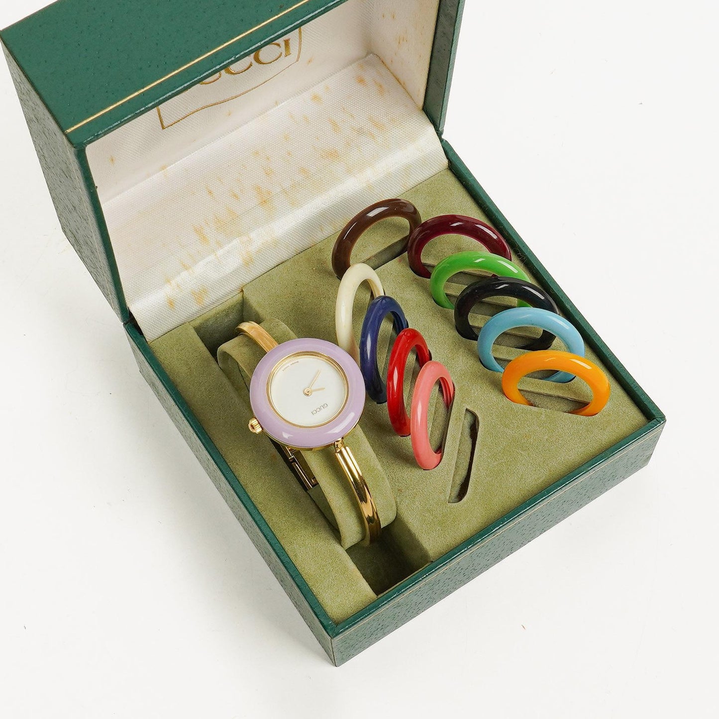 Gucci 11/12.2 Changeable Bezel Quartz Women's Watch