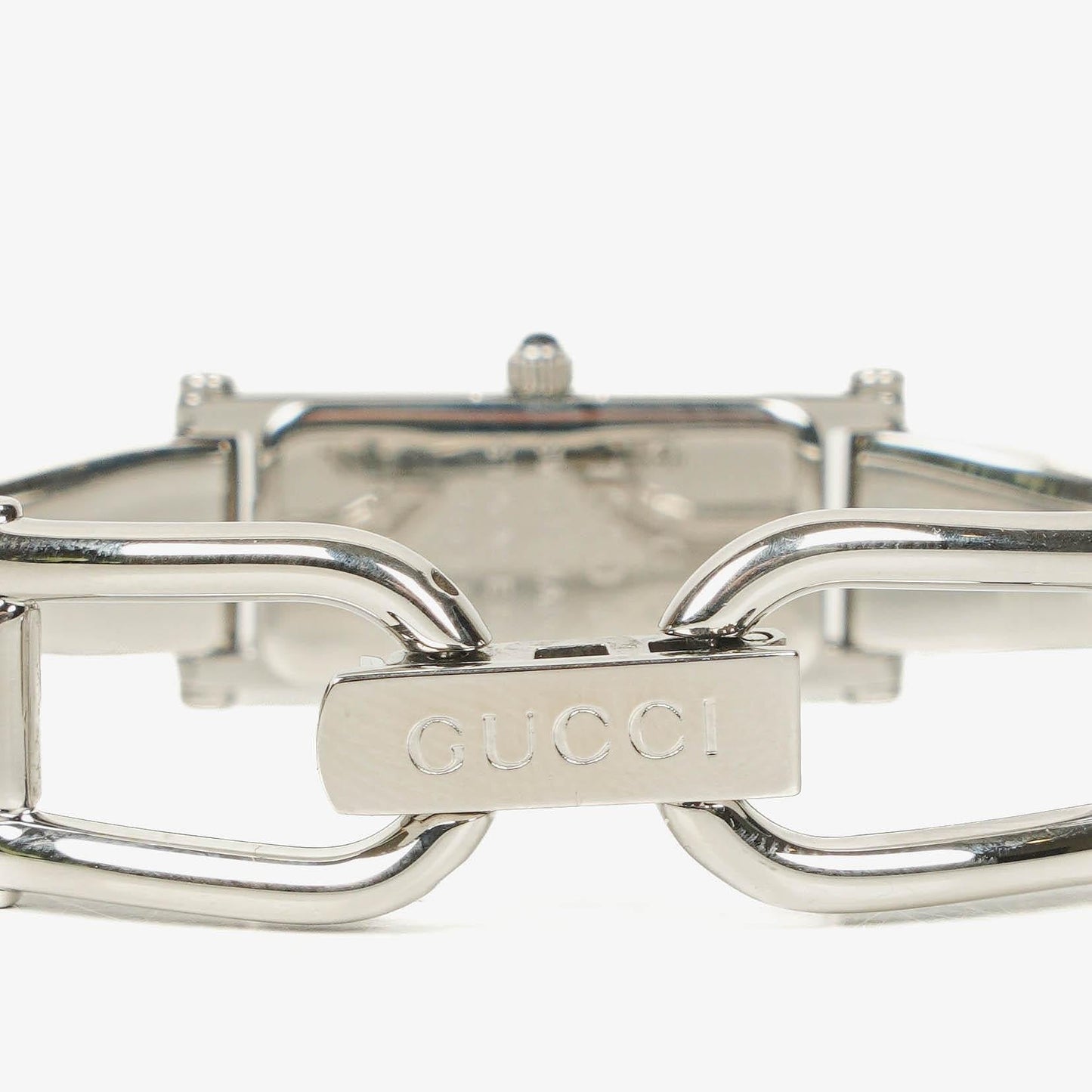 Gucci 1500L Rectangular Stainless Steel Watch