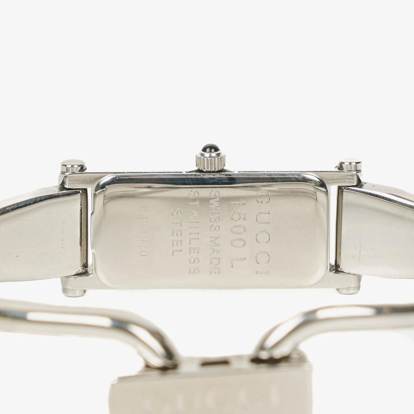 Gucci 1500L Rectangular Stainless Steel Watch