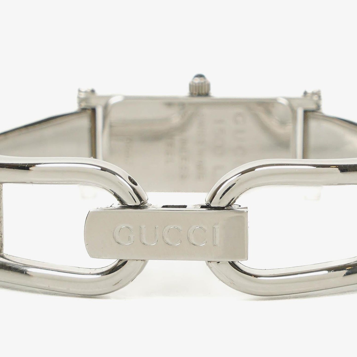 Gucci 1500L Rectangular Stainless Steel Watch
