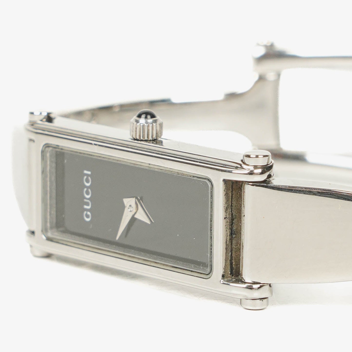 Gucci 1500L Rectangular Stainless Steel Watch