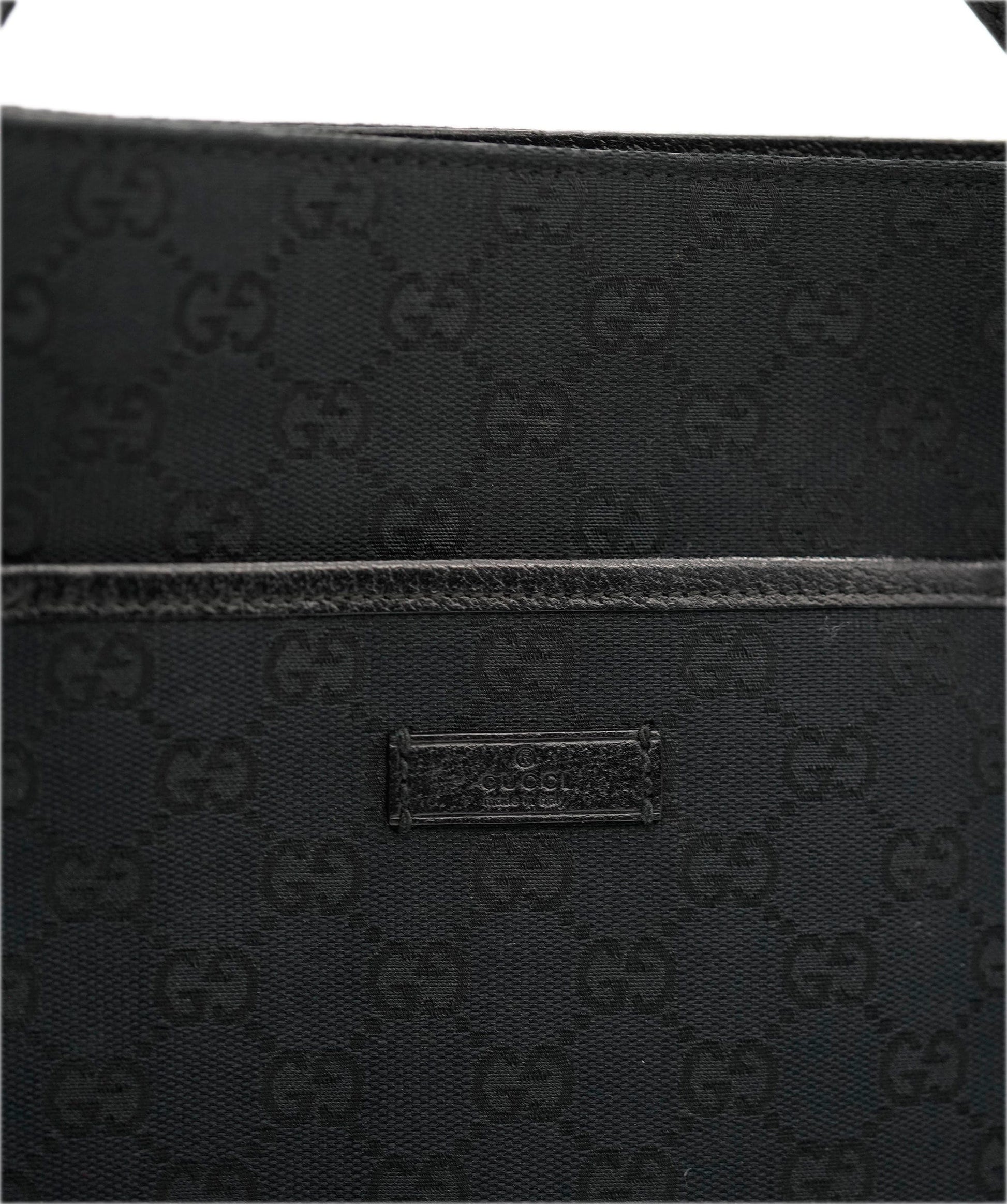 Gucci Lou Leather Canvas Crossbody