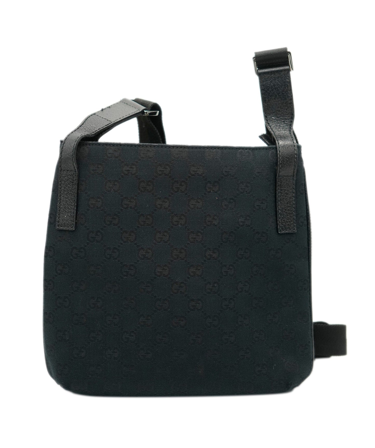 Gucci Lou Leather Canvas Crossbody