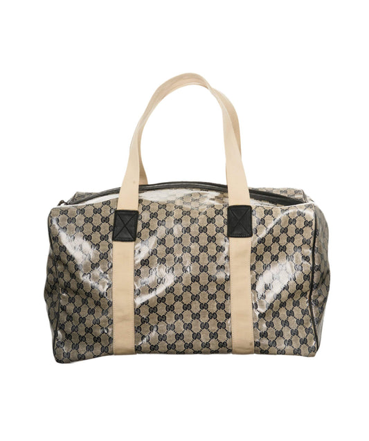 Gucci Lou Canvas Shoulder Bag