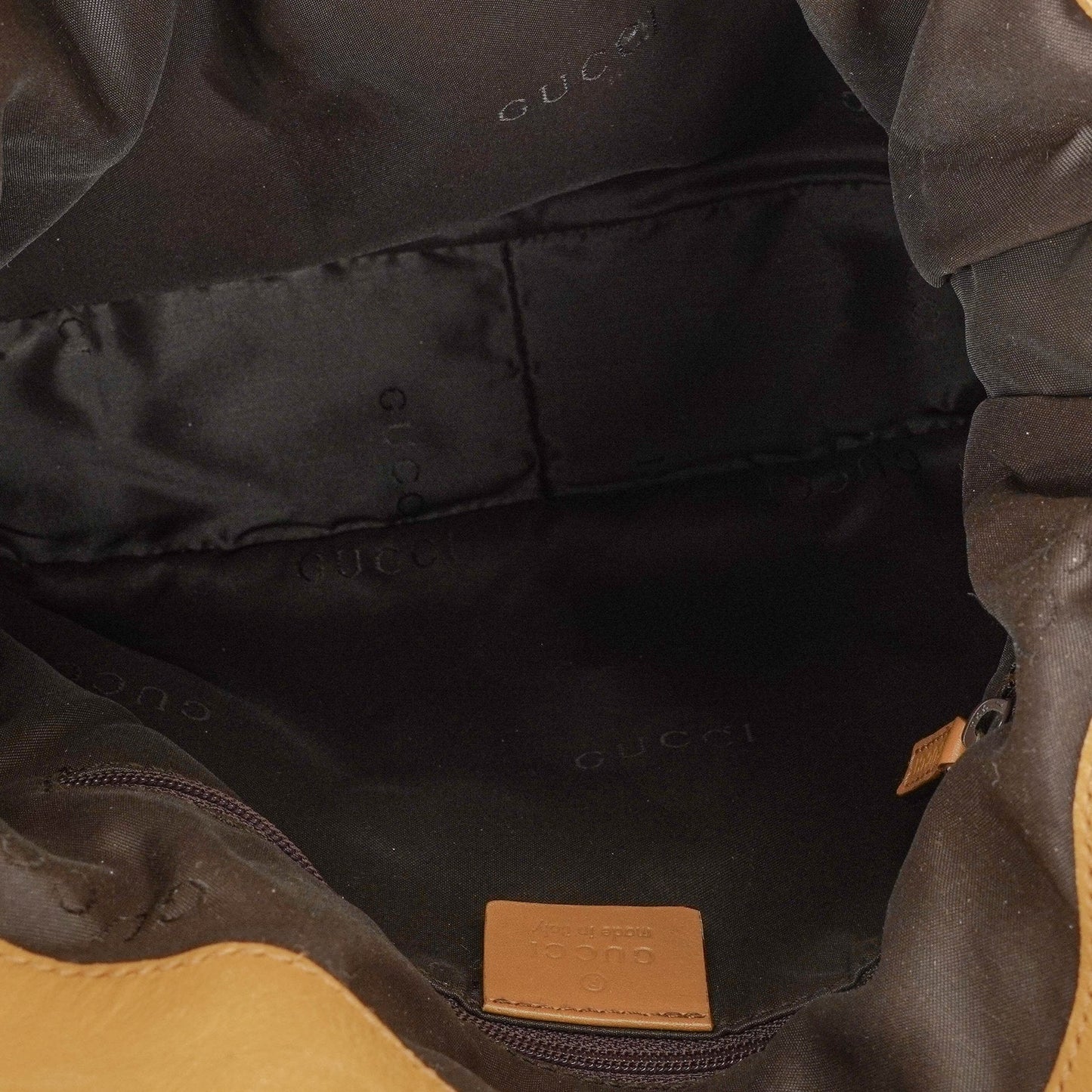 Gucci Bamboo Top Handle GG Canvas and Leather Hobo Bag