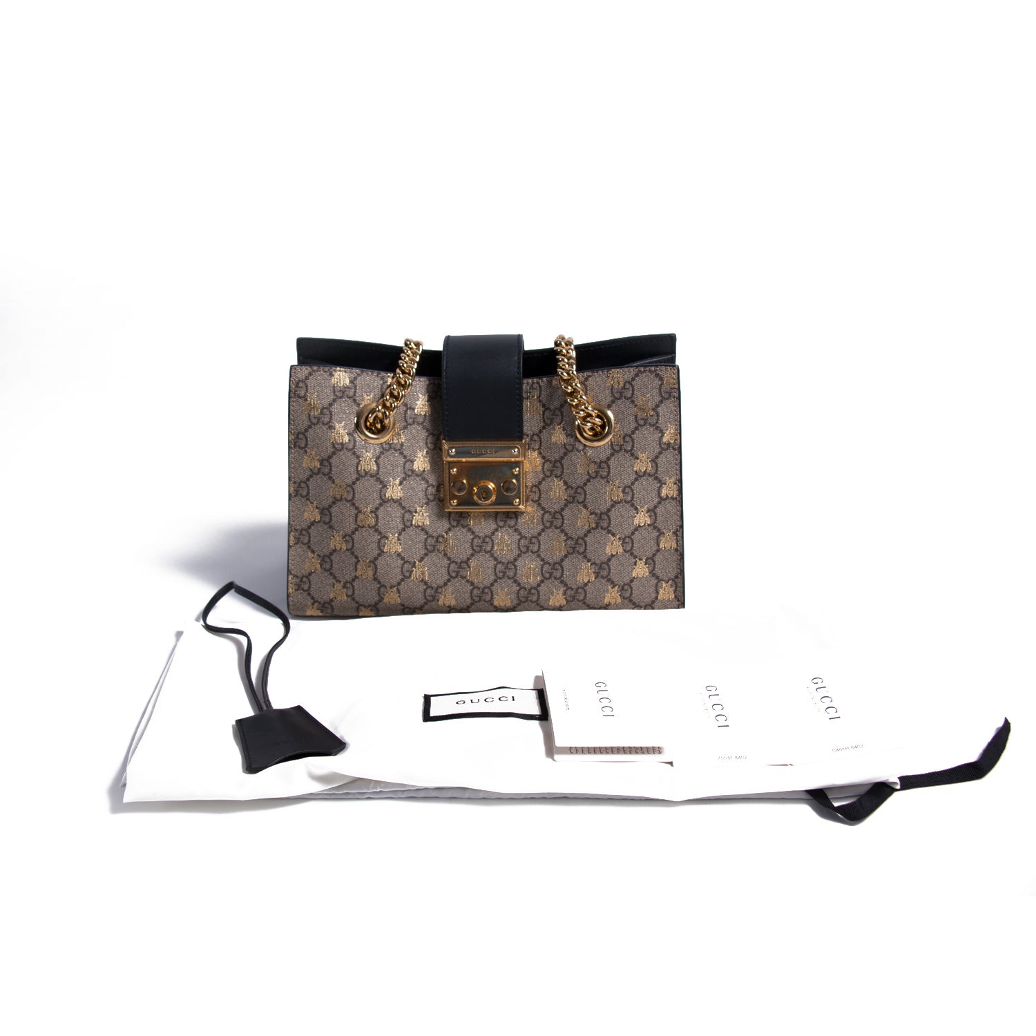 Gucci Padlock Leather Chain Shoulder Bag Style 3