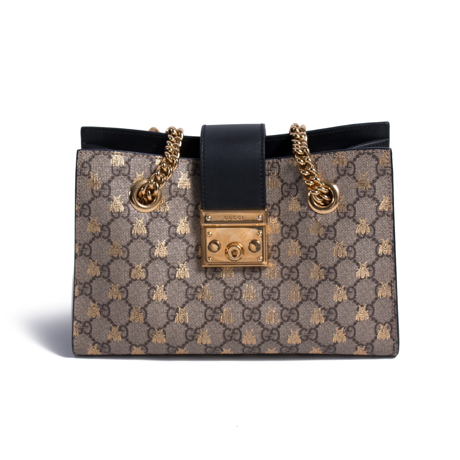 Gucci Padlock Leather Chain Shoulder Bag Style 3
