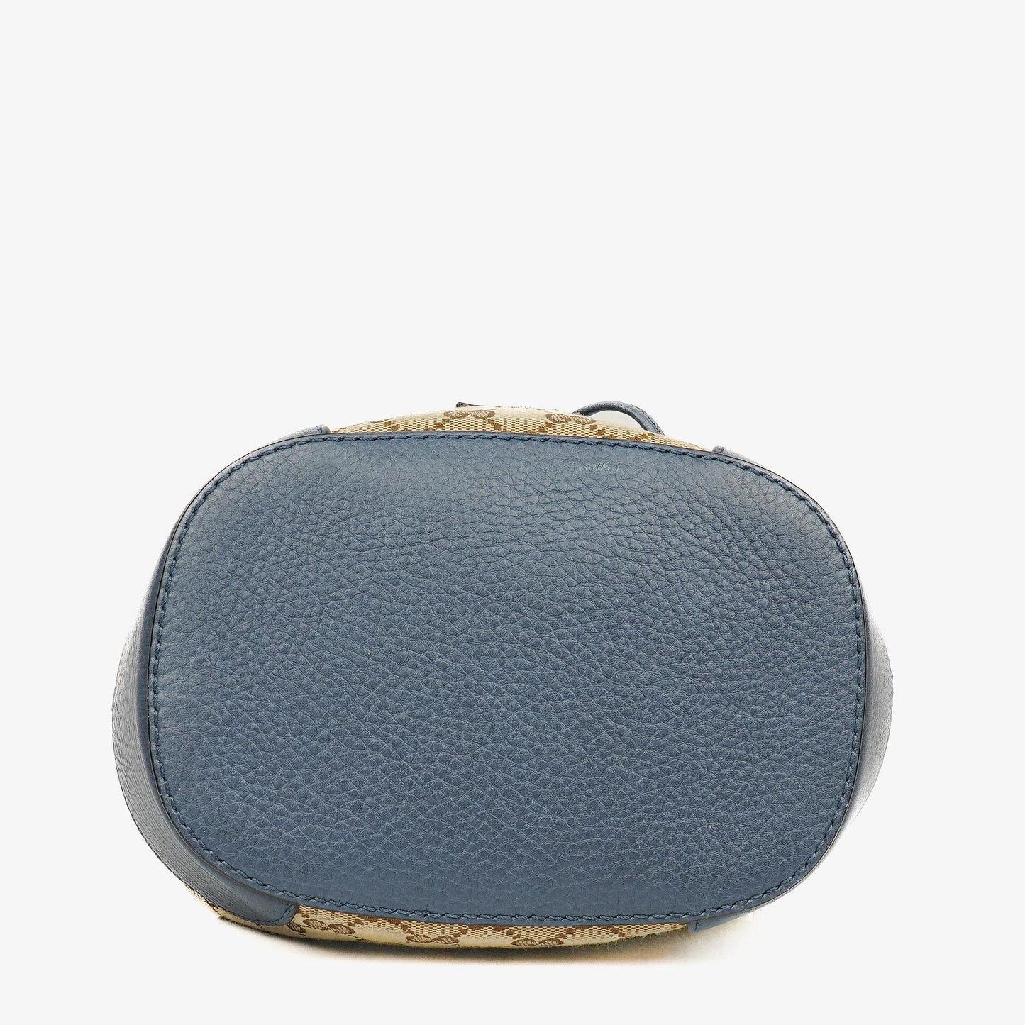 Gucci Beige Ebony Washed Ink Monogram Cellarius Calfskin Bucket Bag