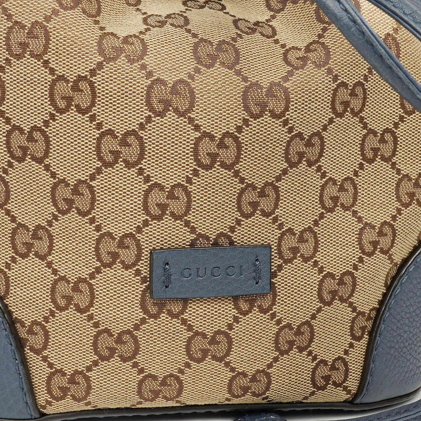 Gucci Beige Ebony Washed Ink Monogram Cellarius Calfskin Bucket Bag