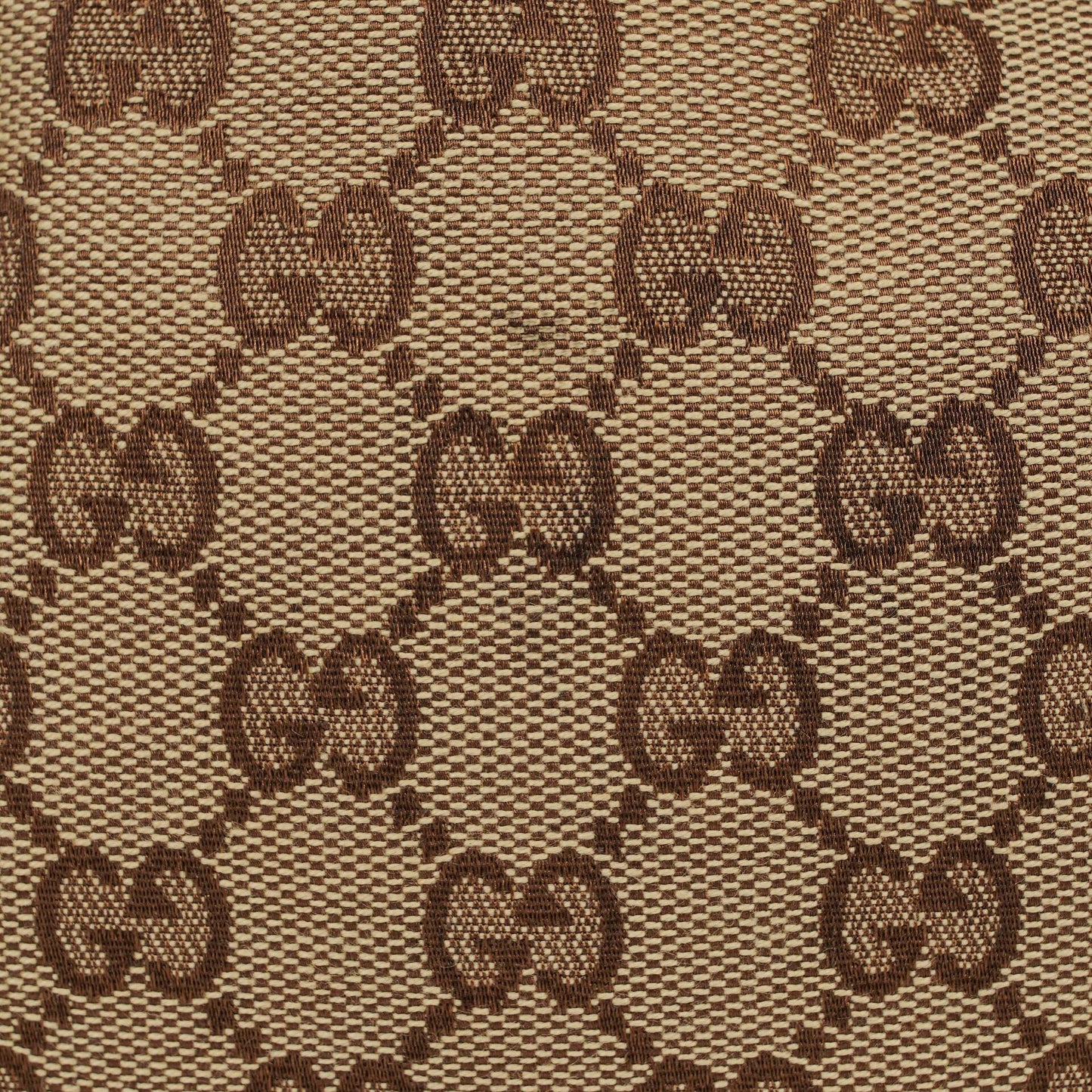 Gucci Beige/Ebony GG Fabric Canvas Hobo Bag