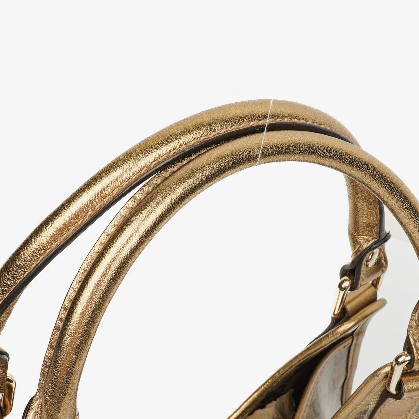 Gucci Beige/Gold Crystal Coated Canvas Joy Shoulder Bag