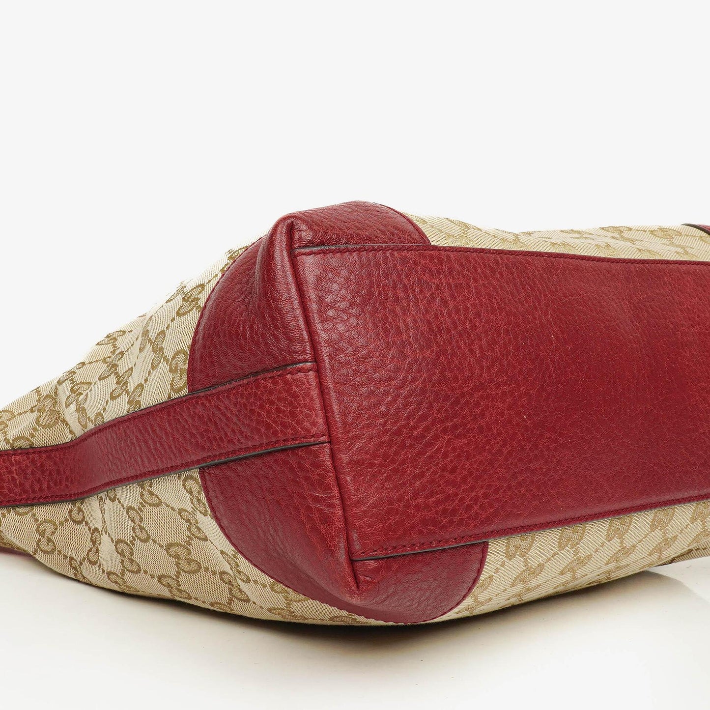 Gucci Beige/Red GG Canvas Miss GG Original Hobo Bag