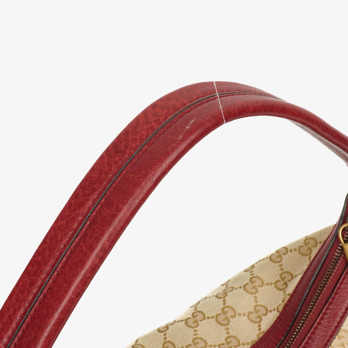 Gucci Beige/Red GG Canvas Miss GG Original Hobo Bag