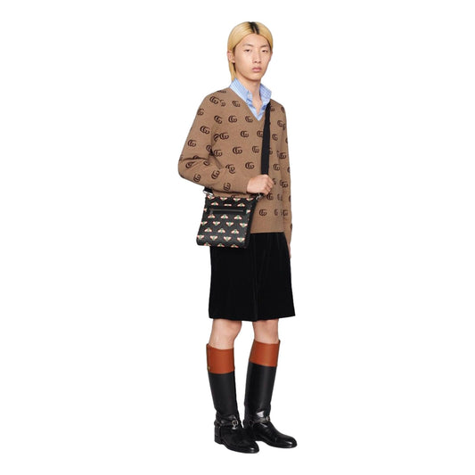 Gucci Monogram Canvas Crossbody