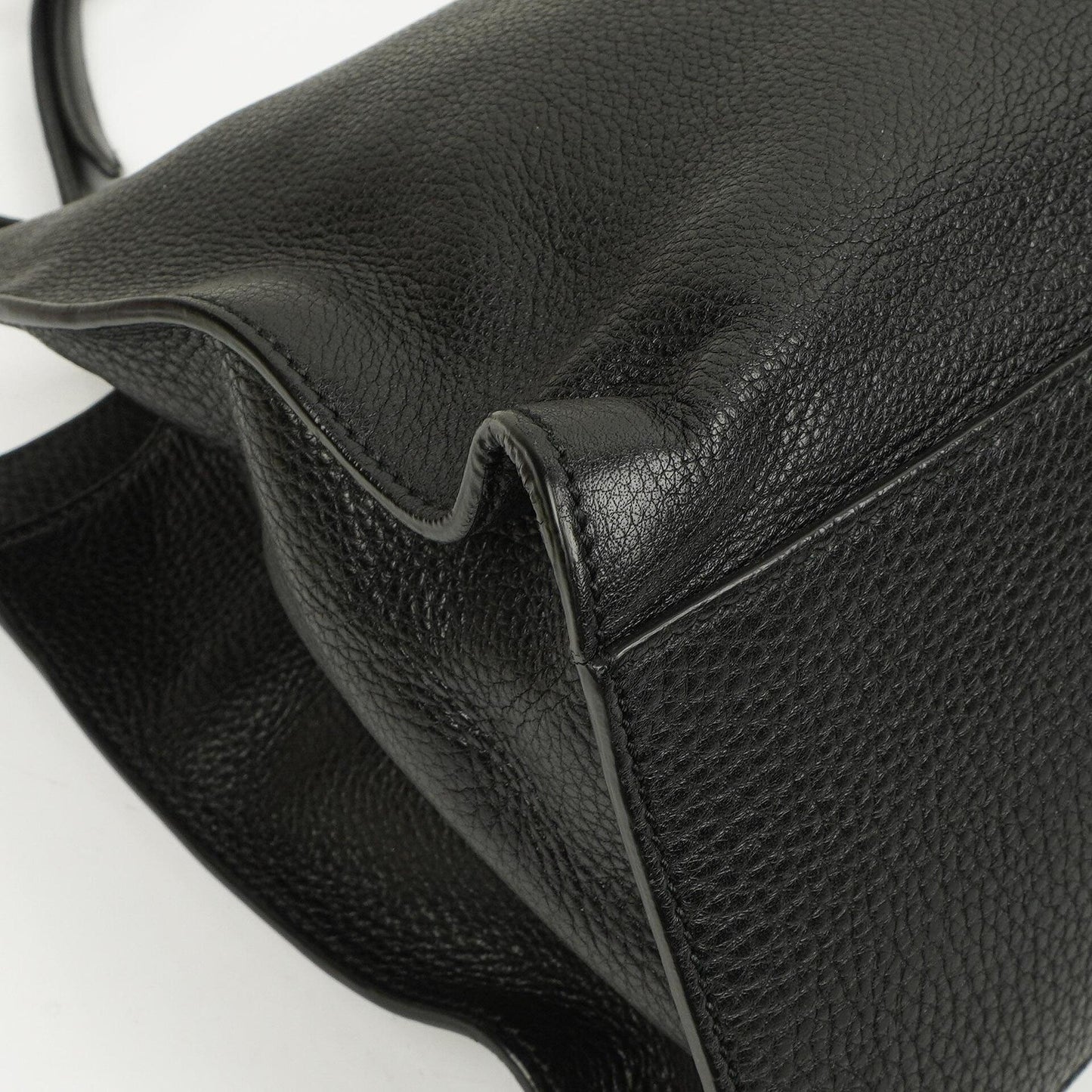 Gucci Black Calfskin Bamboo Daily Shopper Bag