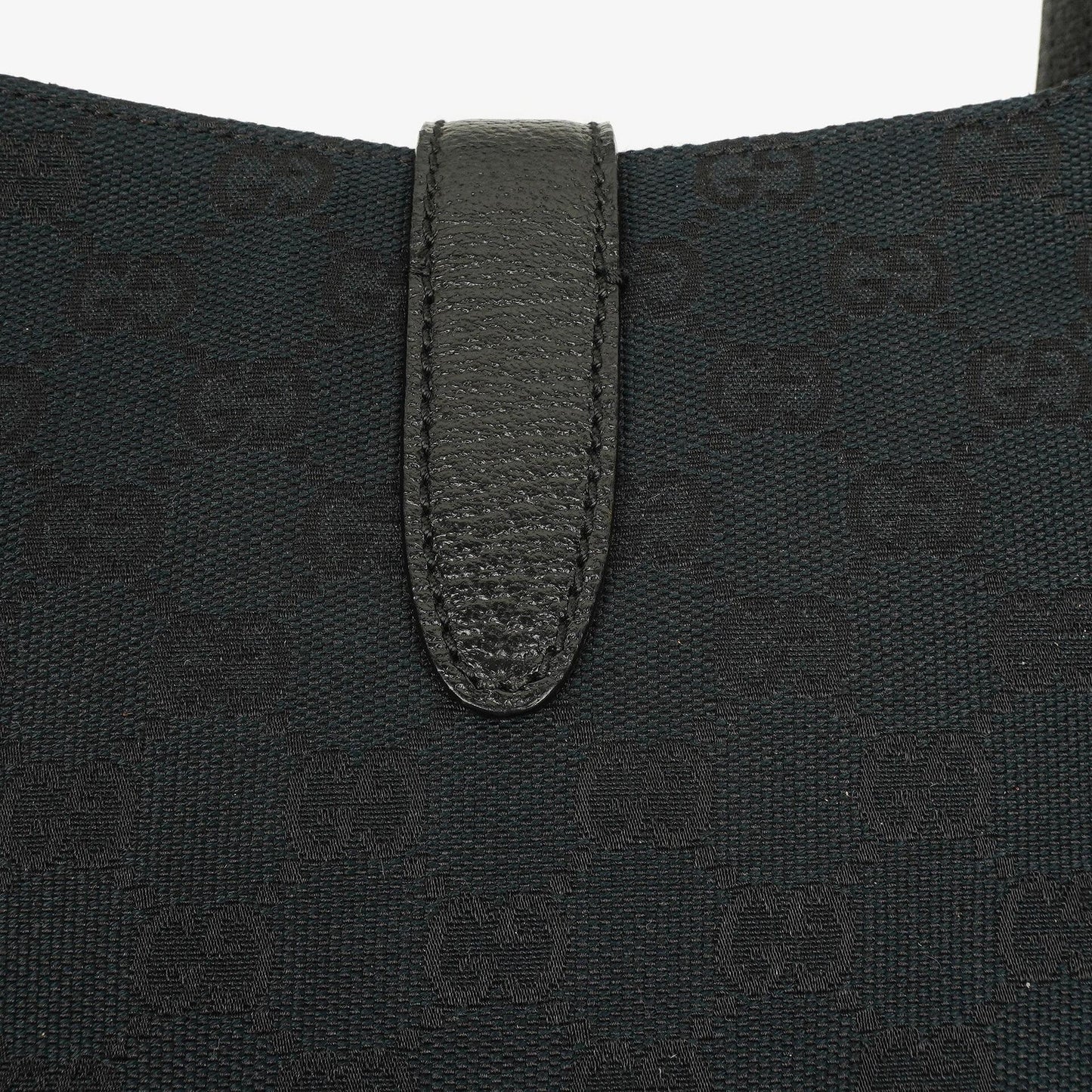 Gucci Black Canvas And Leather Mini Jackie Vintage Shoulder Bag