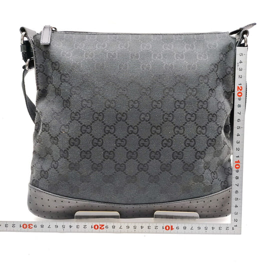 Gucci Black Canvas Crossbody Style 1