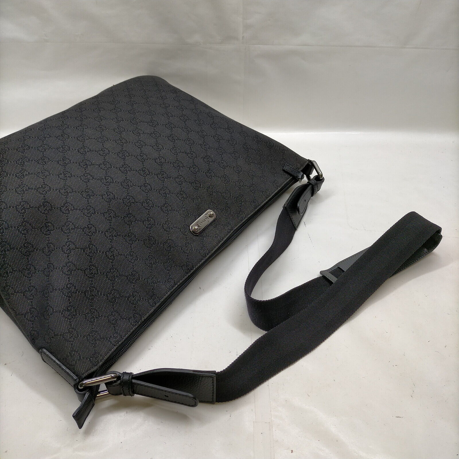 Gucci Black Canvas Crossbody Style 3