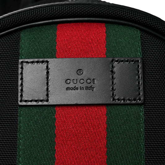 Gucci Monogram Leather Canvas Crossbody