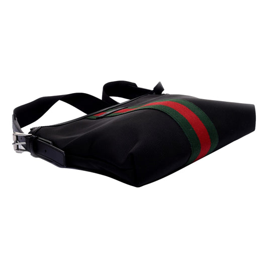 Gucci Monogram Nylon Leather Canvas Crossbody