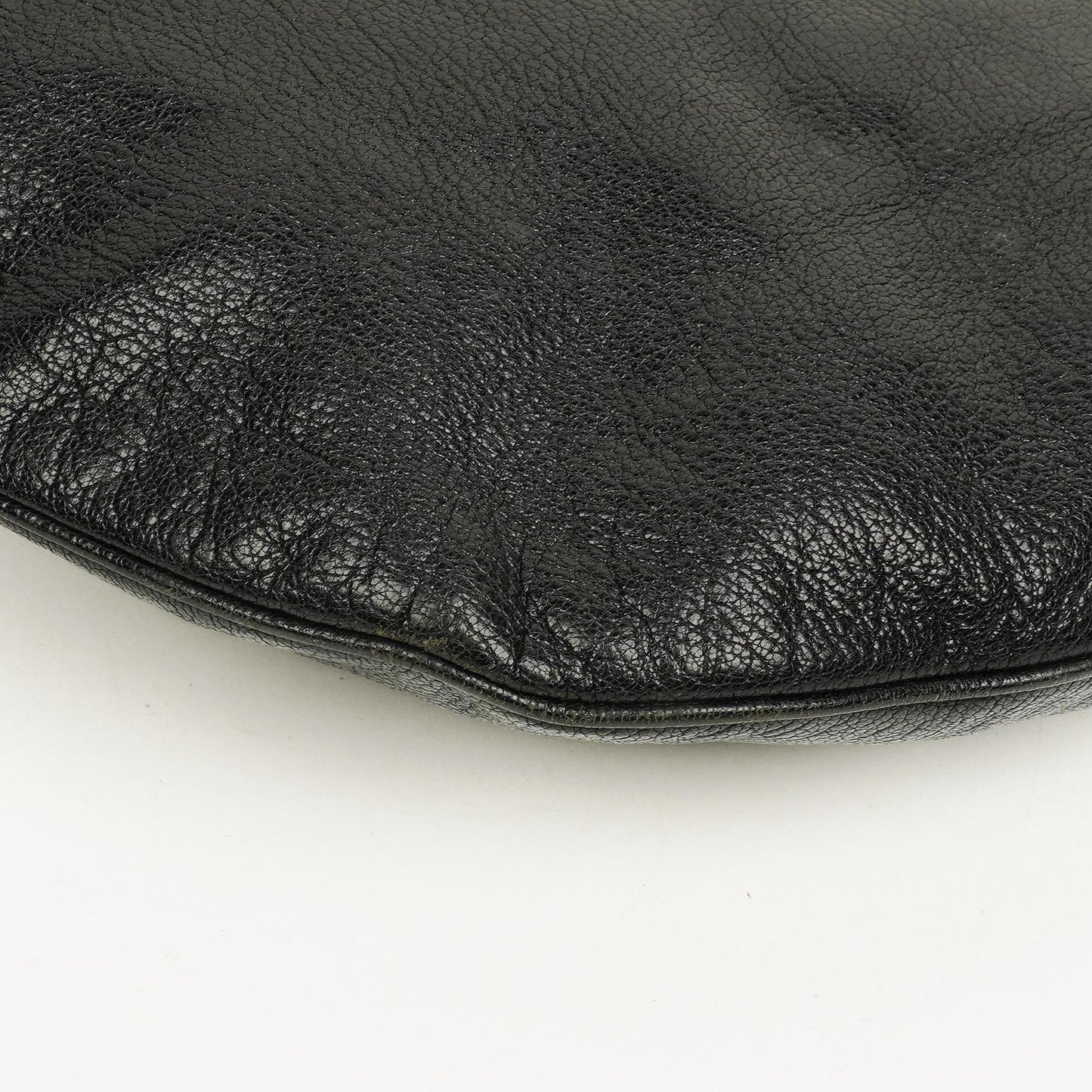 Gucci Black Leather GG Logo Blondie Shoulder Bag