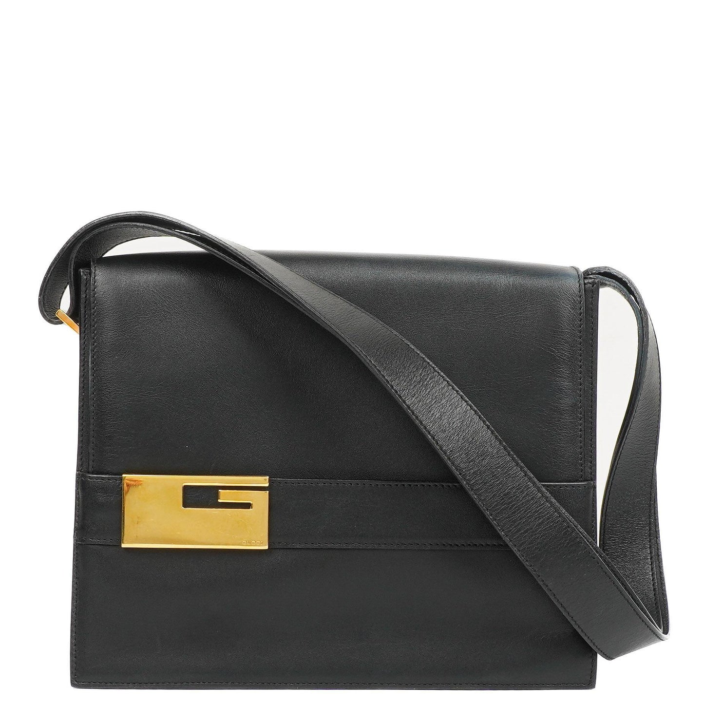 Gucci Black Leather Shoulder Bag