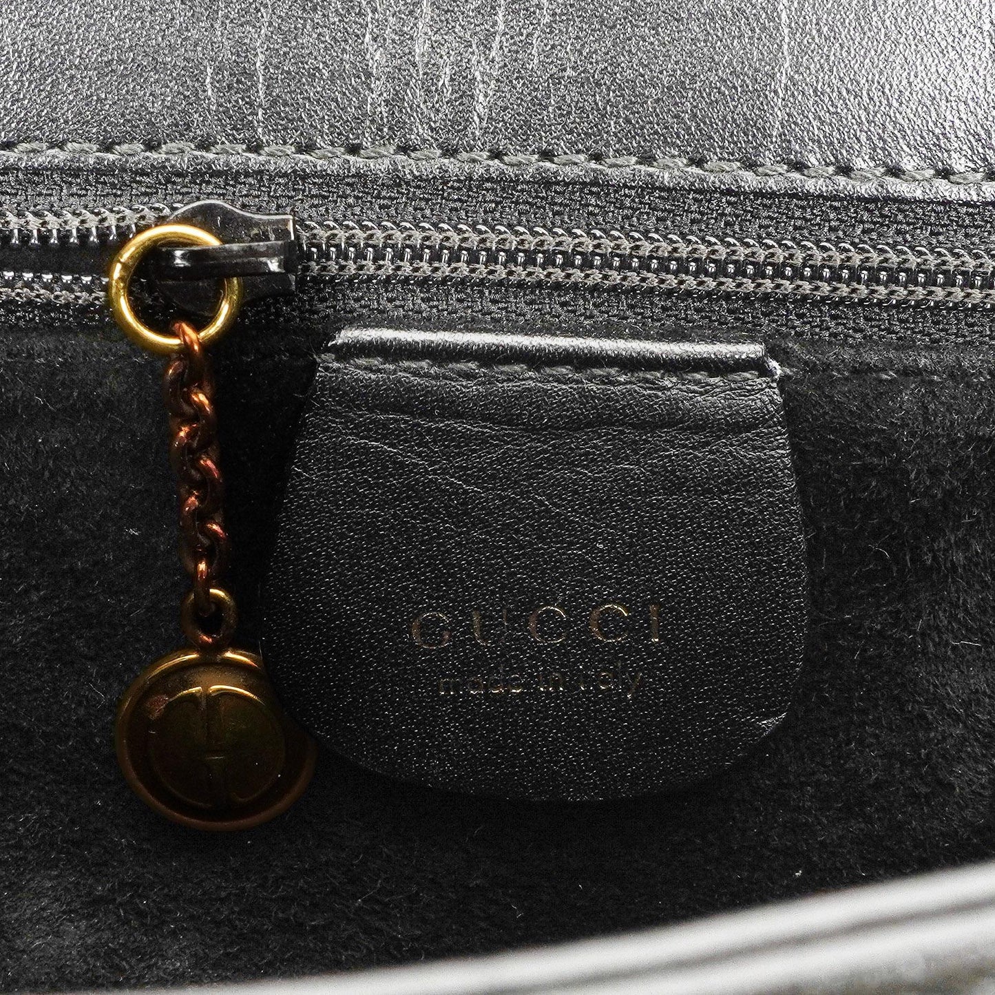 Gucci Black Leather Shoulder Bag