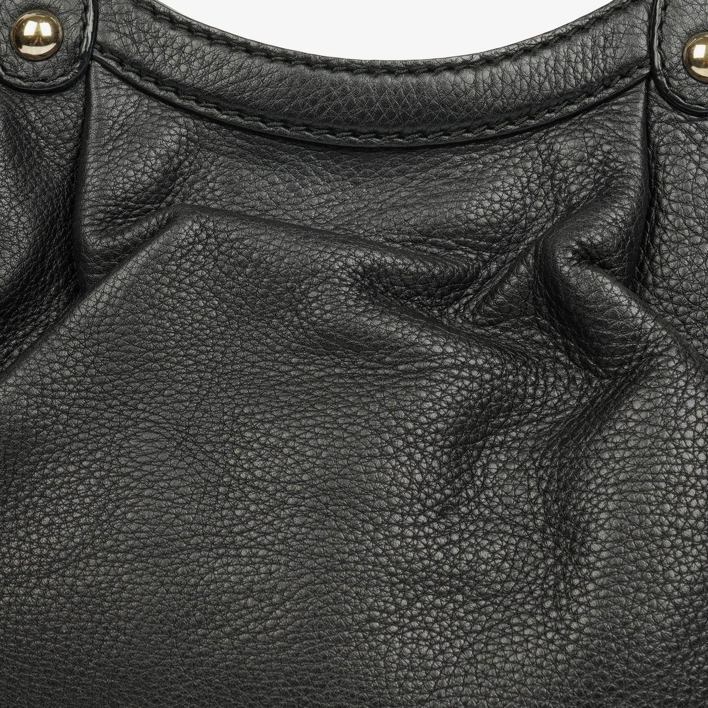 Gucci Black Leather Sukey Shoulder Hobo Bag