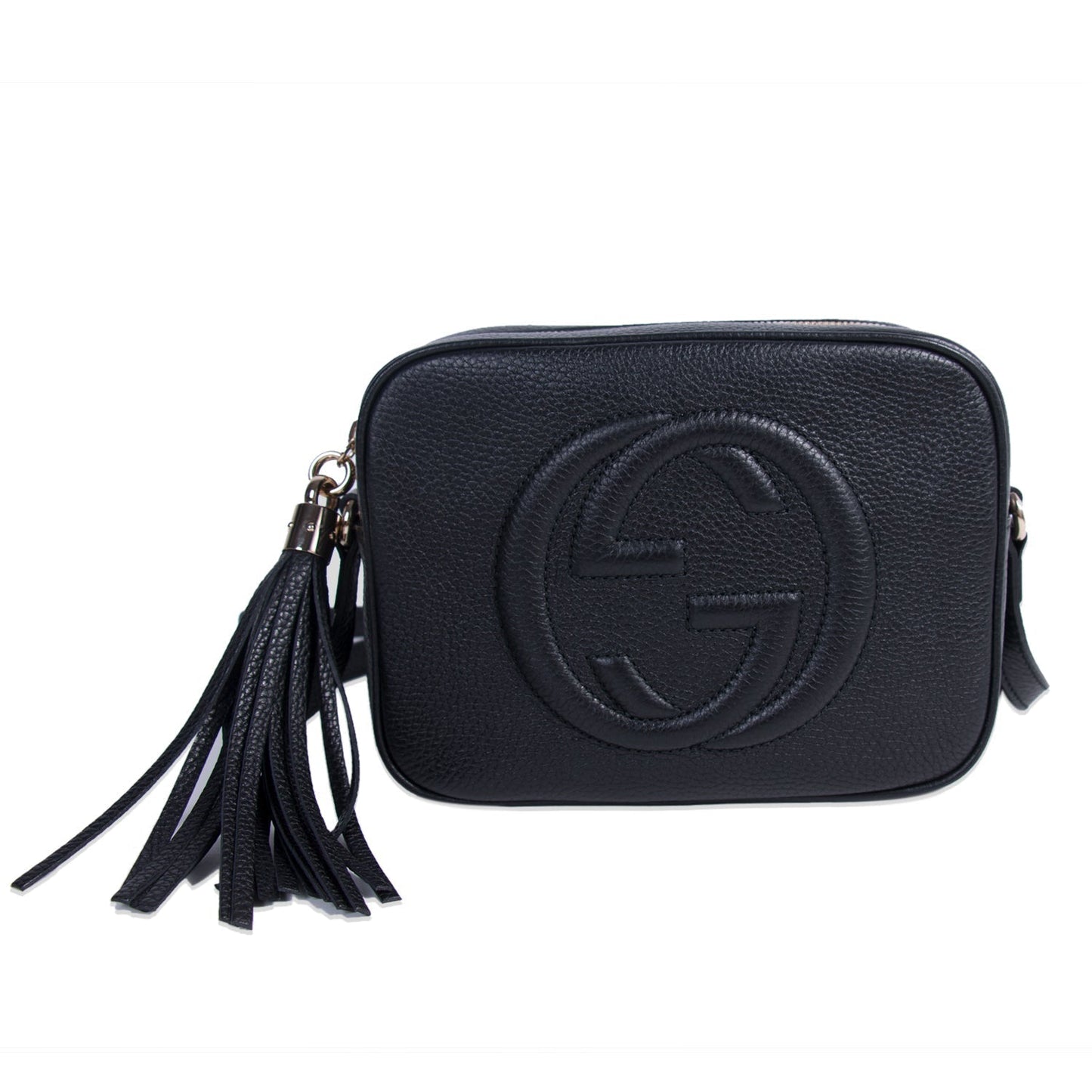 Gucci Soho Leather Canvas Shoulder Bag Style 6