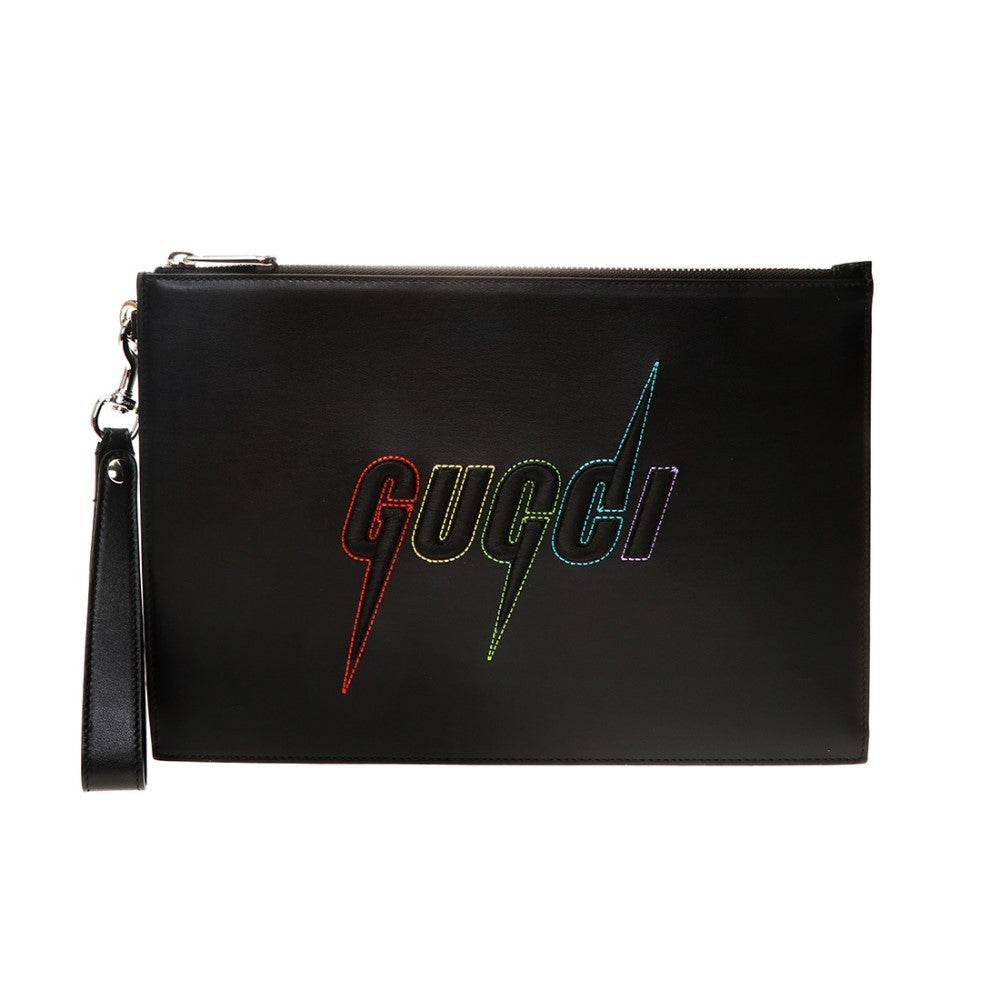 Gucci Monogram Leather Canvas Crossbody