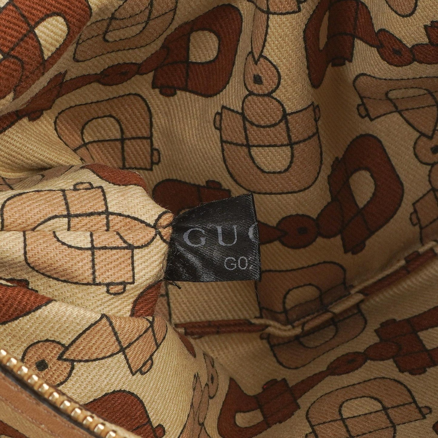 Gucci Britt Beige Guccissima Leather Boston Bag
