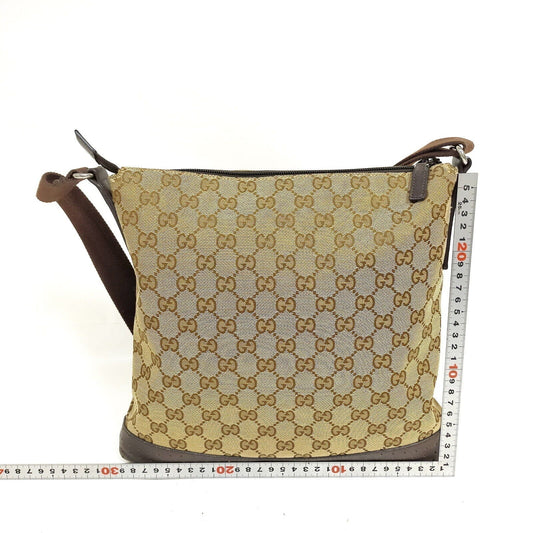 Gucci Brown Canvas Crossbody Style 2