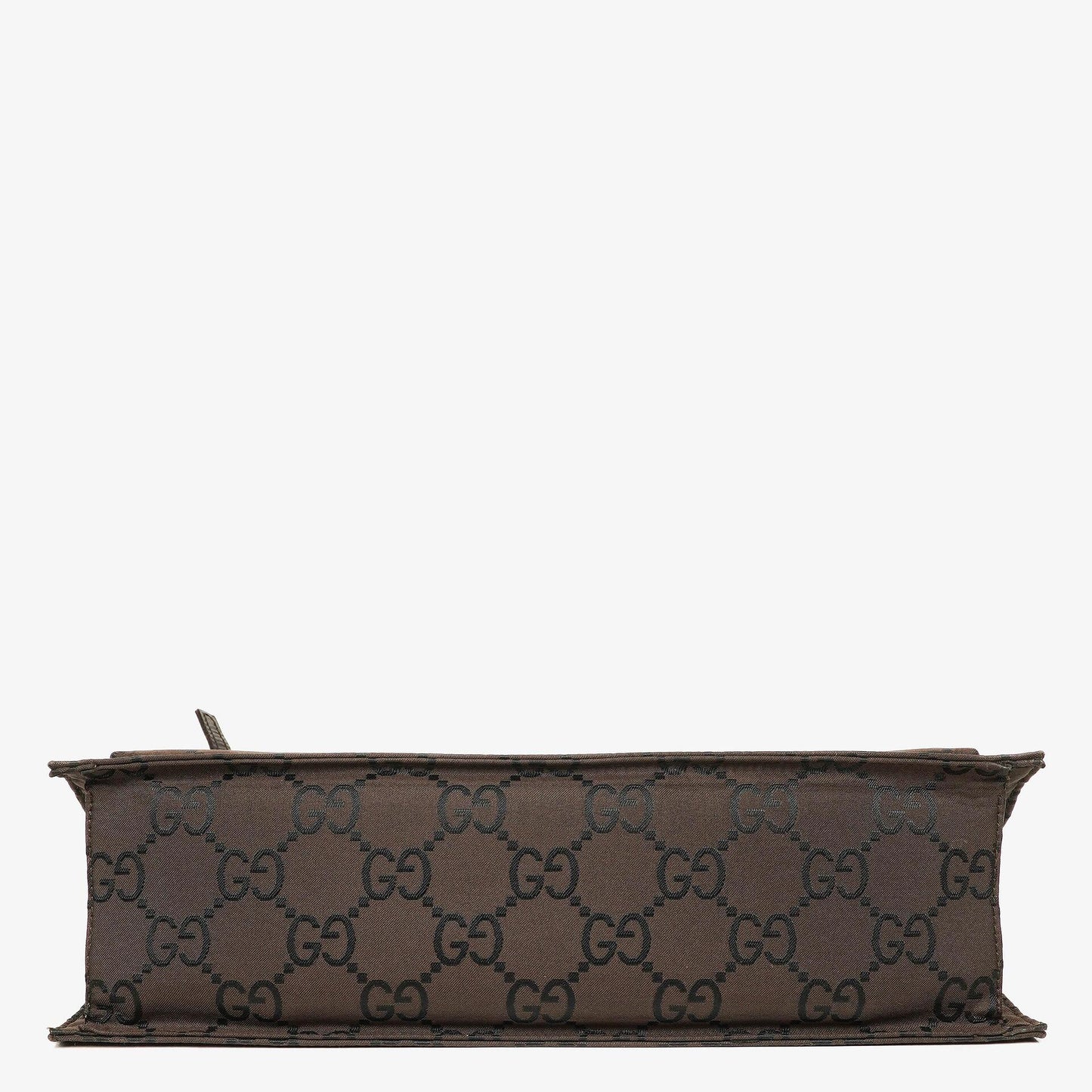 Gucci Brown GG Nylon Double Pocket Shoulder Bag