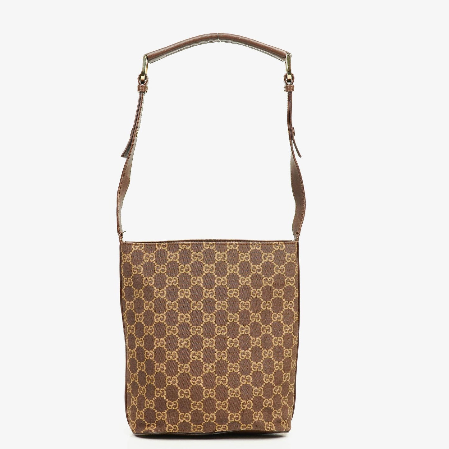 Gucci Brown Monogram GG Canvas Tote Bag