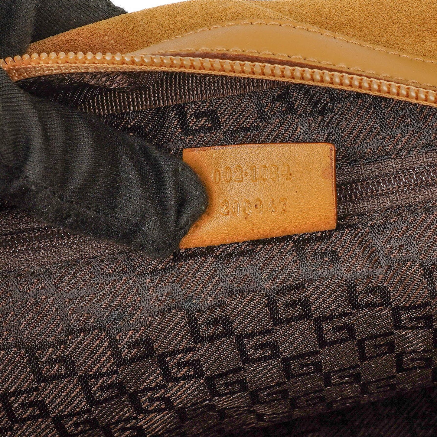 Gucci Brown Suede and Leather Bamboo Top Handle