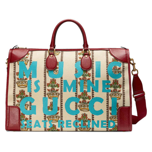 Gucci Monogram Leather Canvas Crossbody