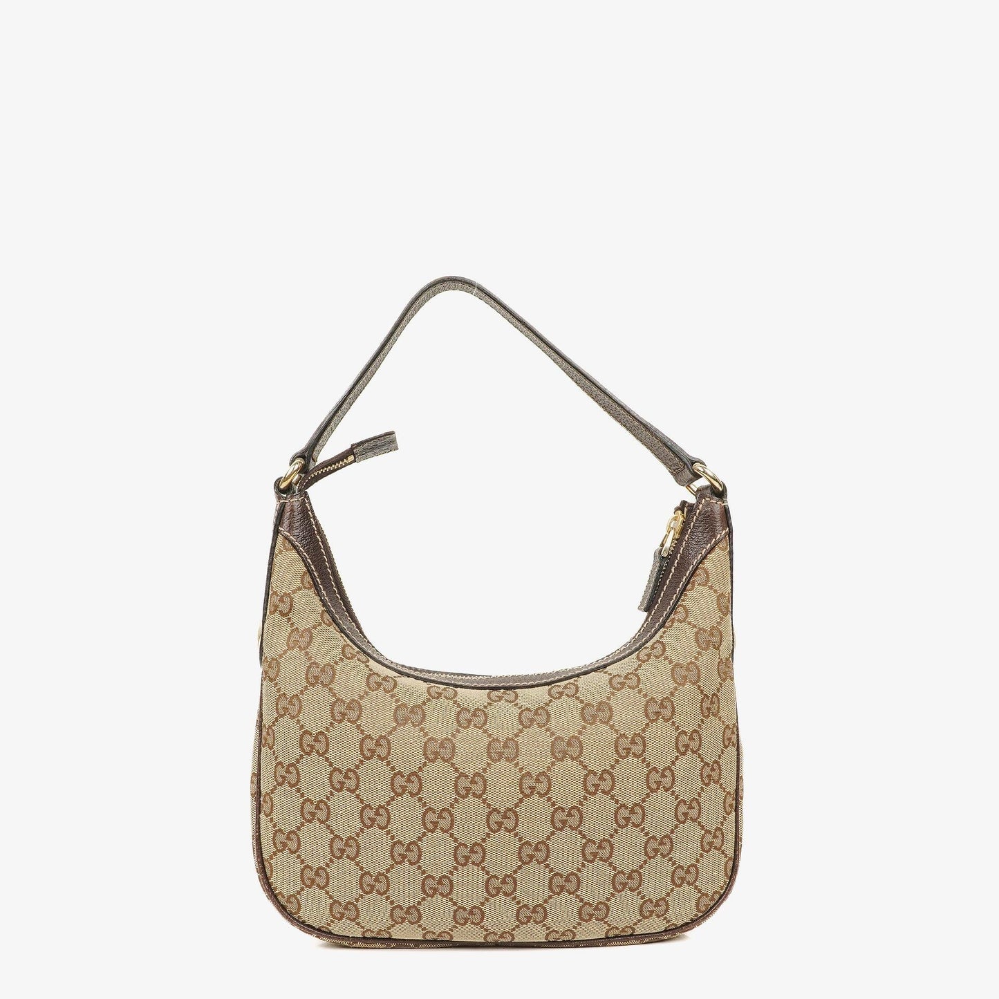 Gucci Charmy Beige GG Canvas Hobo Bag