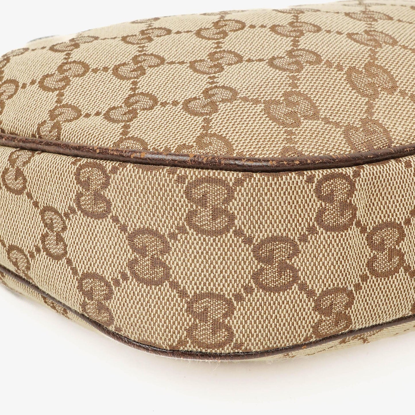 Gucci Charmy Beige GG Canvas Hobo Bag