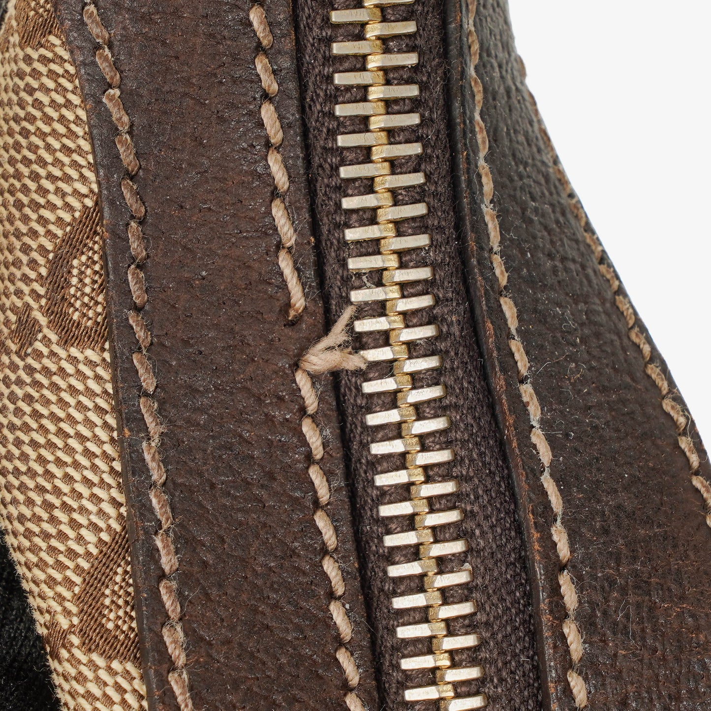 Gucci Charmy Beige GG Canvas Hobo Bag
