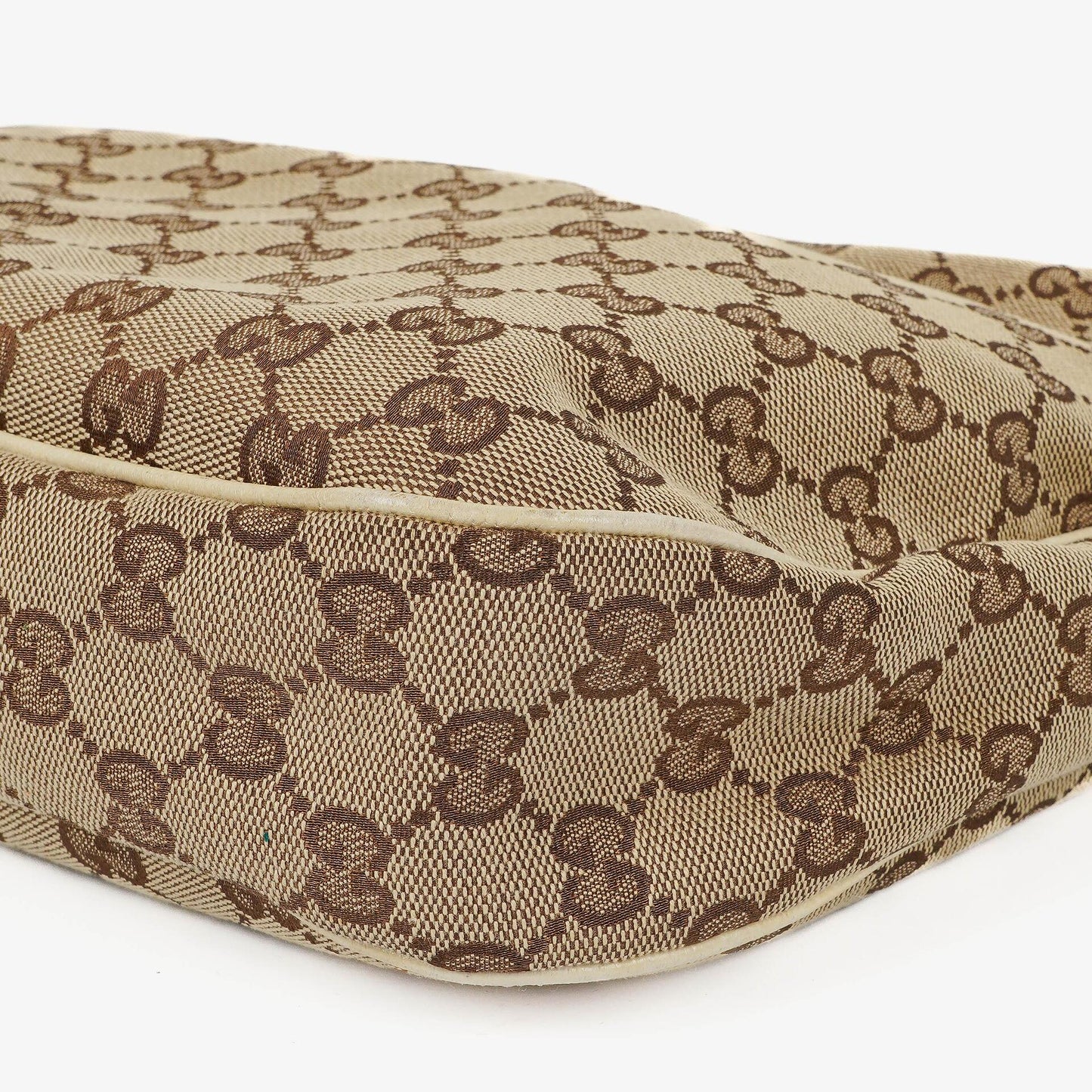 Gucci Charmy Beige GG Canvas Hobo Bag