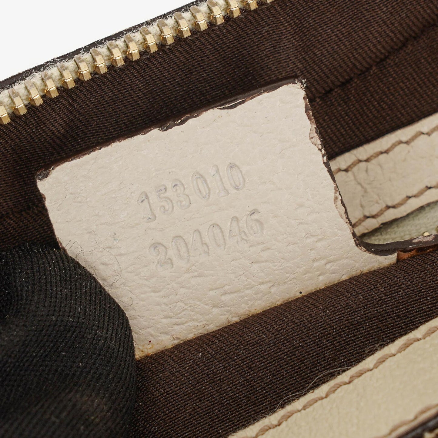Gucci Charmy Beige GG Canvas Hobo Bag