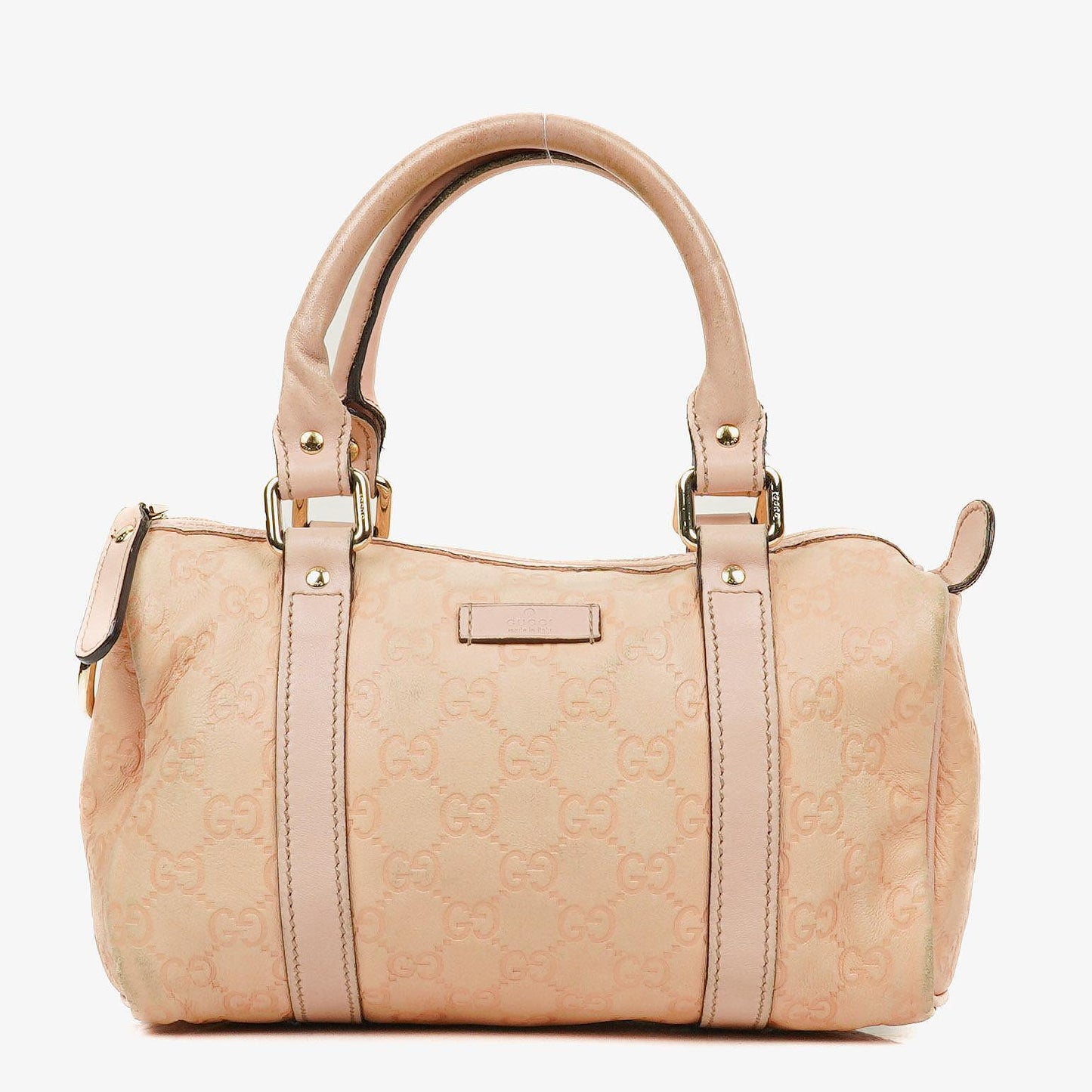 Gucci Pink Guccissima Leather Small Joy Boston Bag