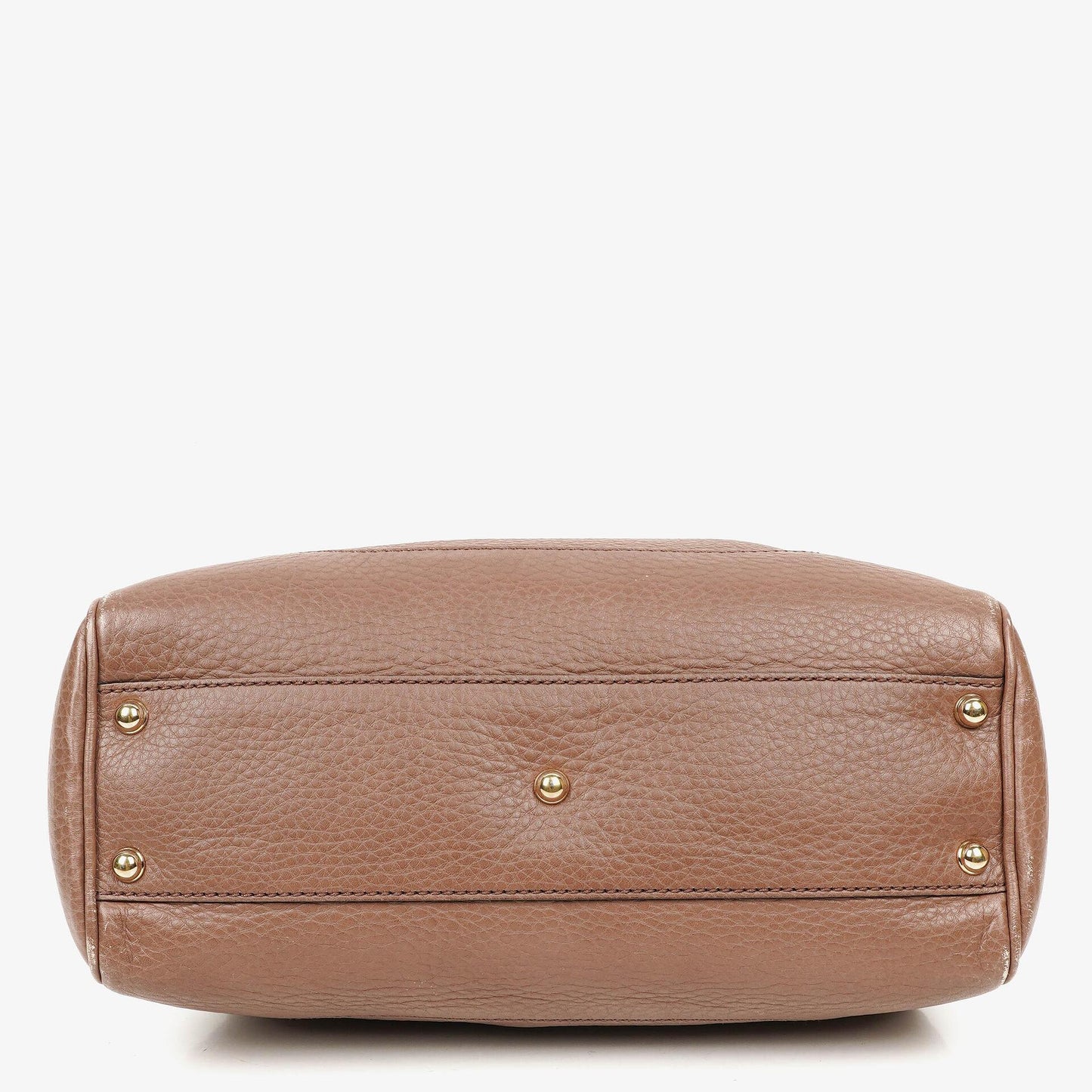 Gucci Diana Bamboo Top Handle Black Pebbled Leather Tote Bag
