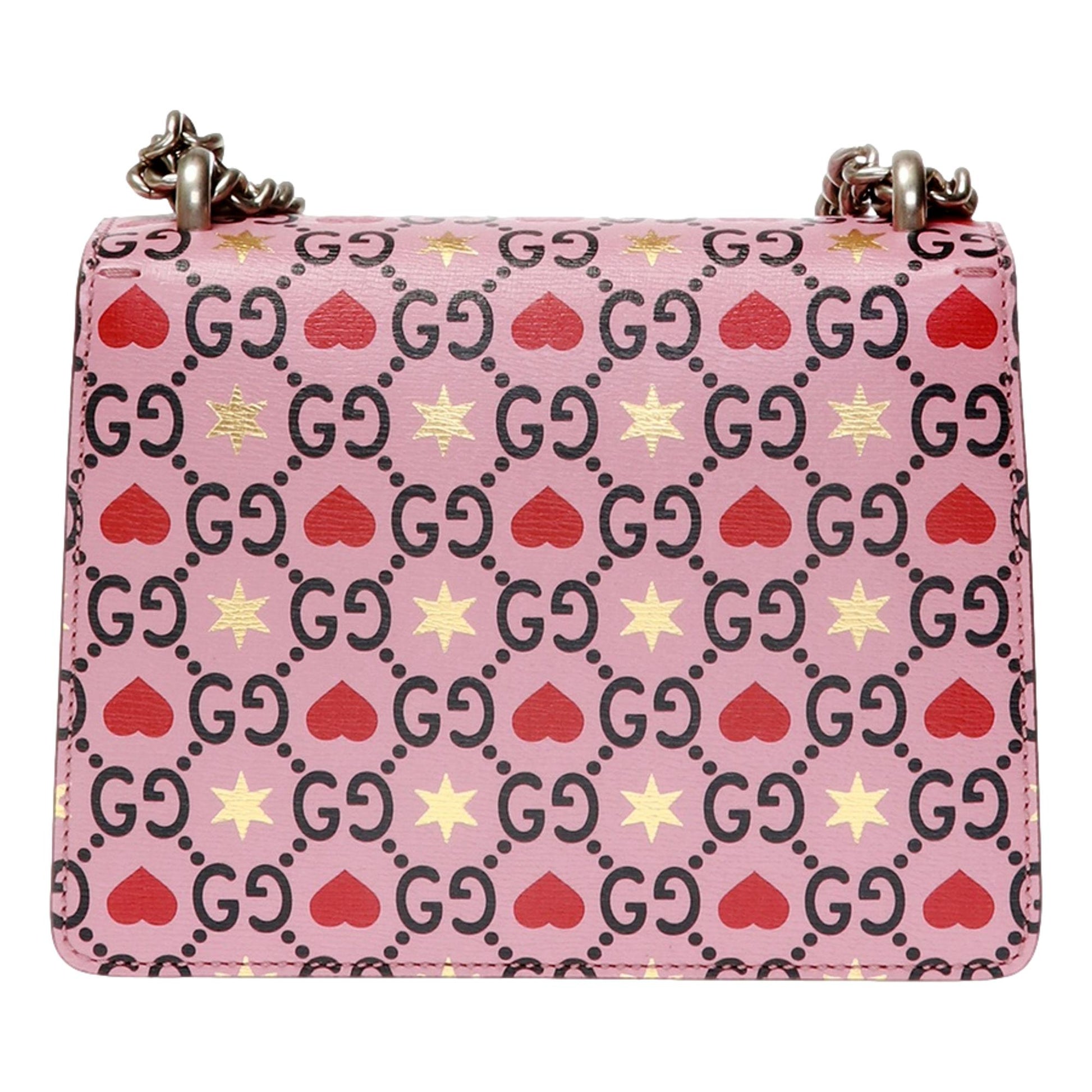 Gucci Monogram Chain Leather Crossbody